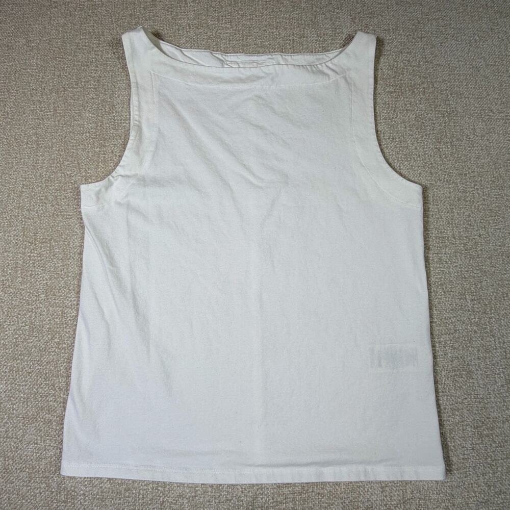 We The Free Women's Large White Sleeveless Knit Pullover Boho Top Shirt Casual